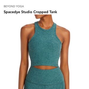 Beyond Yoga Spacedye Studio Cropped Tank - Size Small - Color Rainforest - NWT
